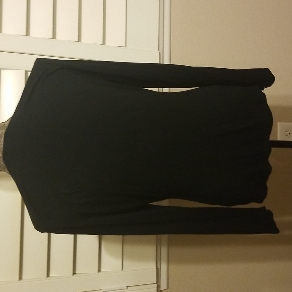 VENUS Black Lace-Up Blouse - Picture 5 of 6